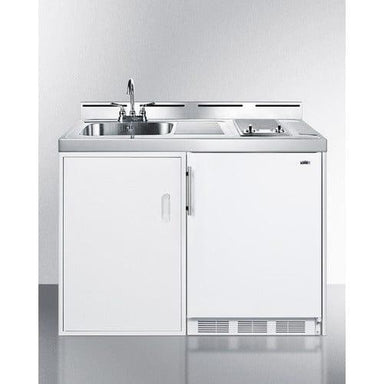 Summit Prefabricated Kitchens & Kitchenettes Summit 48" Wide All-In-One Kitchenette C48ELGLASS