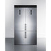 Summit Refrigerators Summit 48" Wide Bottom Freezer Refrigerator Set FFBF181ES2KIT48