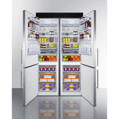 Summit Refrigerators Summit 48" Wide Bottom Freezer Refrigerator Set FFBF181ES2KIT48