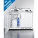 Summit Prefabricated Kitchens & Kitchenettes Summit 48" Wide Mobile All-In-One Kitchenette, No Plumbing Needed C48ELPUMPMB
