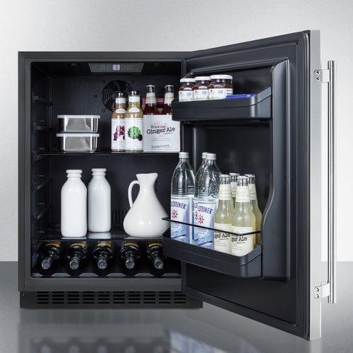 Summit Prefabricated Kitchens & Kitchenettes Summit 52" Wide Casework Suite with Refrigerator and Microwave, ADA Height CWSUITE52R