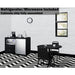 Summit Prefabricated Kitchens & Kitchenettes Summit 52" Wide Casework Suite with Refrigerator and Microwave, ADA Height CWSUITE52R