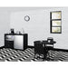Summit Prefabricated Kitchens & Kitchenettes Summit 52" Wide Casework Suite with Refrigerator and Microwave, ADA Height CWSUITE52R