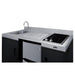 Summit Prefabricated Kitchens & Kitchenettes Summit 54" Wide All-In-One Kitchenette, ADA Counter Height CK55ADASINKL