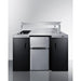 Summit Prefabricated Kitchens & Kitchenettes Summit 54" Wide All-In-One Kitchenette, ADA Counter Height CK55ADASINKR