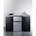 Summit Prefabricated Kitchens & Kitchenettes Summit 54" Wide All-In-One Kitchenette, ADA Counter Height CK55ADASINKR