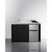 Summit Prefabricated Kitchens & Kitchenettes Summit 54" Wide All-In-One Kitchenette CK54SINKL