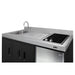 Summit Prefabricated Kitchens & Kitchenettes Summit 54" Wide All-In-One Kitchenette CK54SINKL