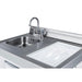 Summit Prefabricated Kitchens & Kitchenettes Summit 60" Wide All-in-One Kitchenette with Gas Range ACK60GASW
