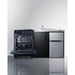 Summit Prefabricated Kitchens & Kitchenettes Summit 63" Wide All-in-One Kitchenette with Electric Range ACK63ELSTB