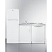 Summit Prefabricated Kitchens & Kitchenettes Summit 71" Kitchenette with Dishwasher - Model ACKDW721G