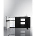 Summit Prefabricated Kitchens & Kitchenettes Summit 72" Wide All-In-One Kitchenette, ADA Counter Height CK72ADASINKR
