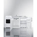 Summit Prefabricated Kitchens & Kitchenettes Summit 72" Wide All-in-One Kitchenette with Electric Coil Range ACK72COILW