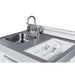 Summit Prefabricated Kitchens & Kitchenettes Summit 72" Wide All-in-One Kitchenette with Electric Coil Range ACK72COILW