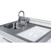 Summit Prefabricated Kitchens & Kitchenettes Summit 72" Wide All-in-One Kitchenette with Electric Range ACK72ELSTW
