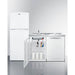 Summit Prefabricated Kitchens & Kitchenettes Summit 75" All-in-One Kitchenette w/ Glass Cooktop (ACKDW751G)