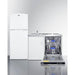 Summit Prefabricated Kitchens & Kitchenettes Summit 75" Wide All-In-One Kitchenette with Dishwasher ACKDW75