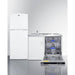 Summit Prefabricated Kitchens & Kitchenettes Summit 75" Wide All-In-One Kitchenette with Dishwasher ACKDW75