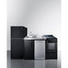 Summit Kitchennettes Summit 80" Wide All-In-One Kitchenette with Range and Dishwasher ACK80HT