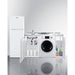 Summit Prefabricated Kitchens & Kitchenettes Summit 83" Wide All-In-One Kitchenette with Washer/Dryer Combo ACKSPWD821G