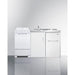 Summit Refrigerators Summit ACK60COILW 60" Wide All-in-One Kitchenette with Electric Coil Range