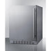 Summit Healthcare Refrigerator Summit AL55OSCSSLHD 24" Built-In Outdoor Refrigerator, ADA Compliant