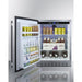 Summit Healthcare Refrigerator Summit AL55OSCSSLHD 24" Built-In Outdoor Refrigerator, ADA Compliant