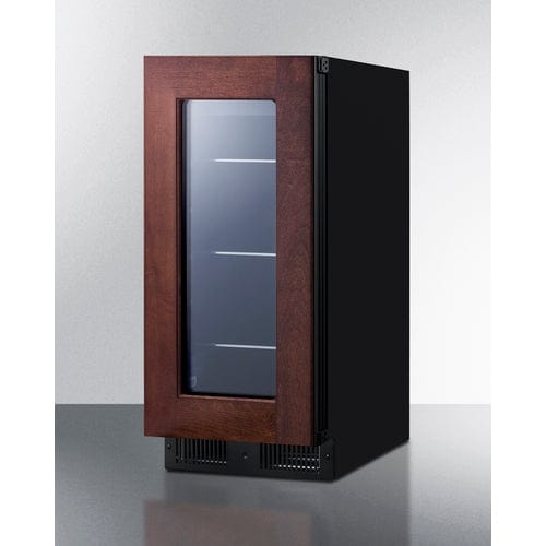 Summit Healthcare Refrigerator Summit ALBV15PNR 15" Wide Built-In Beverage Center, ADA Compliant (Panel Not Included)