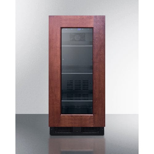 Summit Healthcare Refrigerator Summit ALBV15PNR 15&quot; Wide Built-In Beverage Center, ADA Compliant (Panel Not Included)