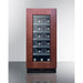 Summit Healthcare Refrigerator Summit ALWC15PNR 15" Wide Built-In Wine Cellar, ADA Compliant (Panel Not Included)