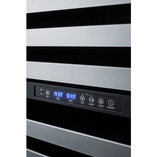 Summit Summit  ALWC532PNRLHD | 24" Wide Built-In Wine Cellar | ADA