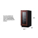 Summit Healthcare Refrigerator Summit ASDG1521PNR 15" Wide Built-In Beverage Center, ADA Compliant (Panel Not Included)