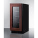 Summit Healthcare Refrigerator Summit ASDG1521PNR 15" Wide Built-In Beverage Center, ADA Compliant (Panel Not Included)