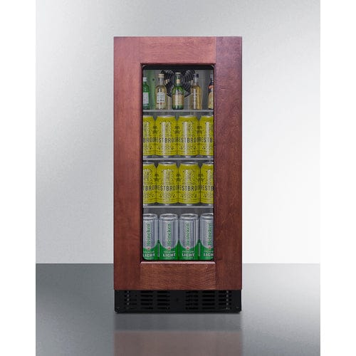 Summit Healthcare Refrigerator Summit ASDG1521PNRLHD 15" Wide Built-In Beverage Center, ADA Compliant (Panel Not Included)