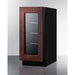 Summit Healthcare Refrigerator Summit ASDG1521PNRLHD 15" Wide Built-In Beverage Center, ADA Compliant (Panel Not Included)