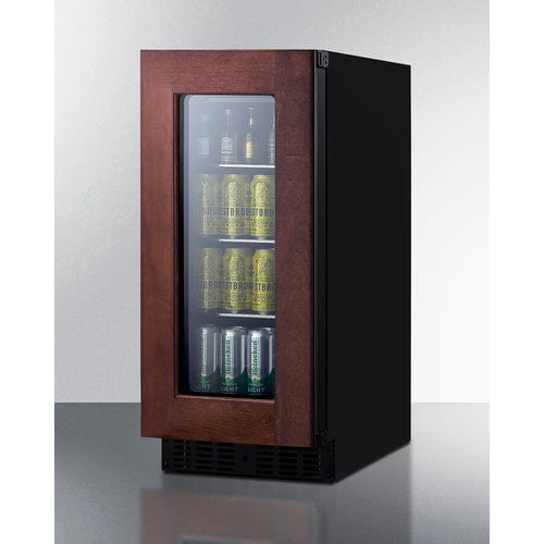 Summit Healthcare Refrigerator Summit ASDG1521PNRLHD 15" Wide Built-In Beverage Center, ADA Compliant (Panel Not Included)