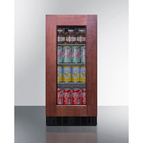 Summit Healthcare Refrigerator Summit ASDG1521PNRLHD 15" Wide Built-In Beverage Center, ADA Compliant (Panel Not Included)