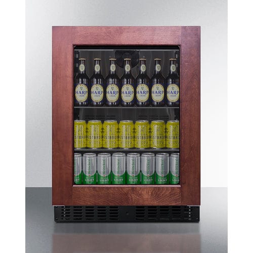 Summit Healthcare Refrigerator Summit ASDG2411PNR 24" Wide Built-In Beverage Center, ADA Compliant (Panel Not Included)