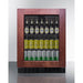 Summit Healthcare Refrigerator Summit ASDG2411PNR 24" Wide Built-In Beverage Center, ADA Compliant (Panel Not Included)