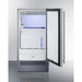 Summit Healthcare Refrigerator Summit BIM182OS 18" Wide Outdoor Clear Icemaker