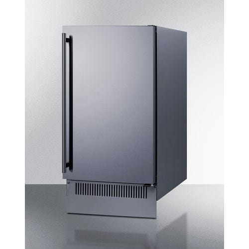 Summit Healthcare Refrigerator Summit BIM182OS 18" Wide Outdoor Clear Icemaker