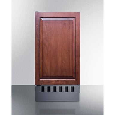 Summit Healthcare Refrigerator Summit BIM182OSIFLHD 18" Wide Clear Outdoor Icemaker (Panel Not Included)