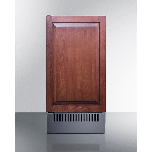 Summit Healthcare Refrigerator Summit BIM182OSIFLHD 18" Wide Clear Outdoor Icemaker (Panel Not Included)