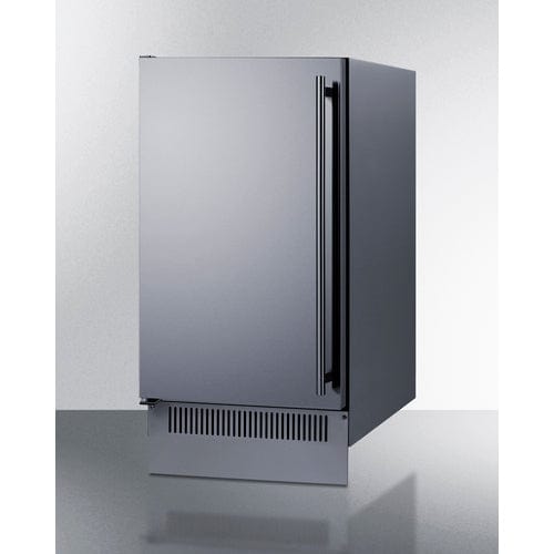 Summit Healthcare Refrigerator Summit BIM182OSLHD 18&quot; Wide Outdoor Clear Icemaker