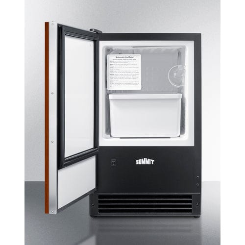 Summit Healthcare Refrigerator Summit BIM26IFLHD 15 lb. Drain-Free Built-In Icemaker (Panel Not Included)
