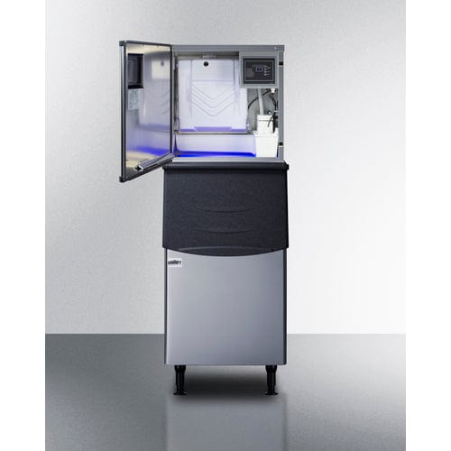 Summit Ice Makers Summit BIM352KBIN | 350 lb. Commercial Ice Machine With Stainless Steel Bin