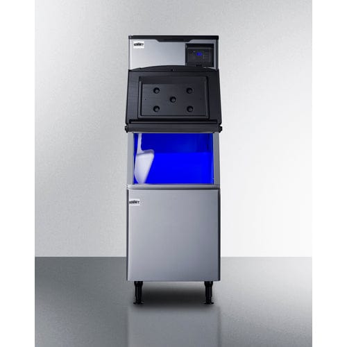 Summit Ice Makers Summit BIM352KBIN | 350 lb. Commercial Ice Machine With Stainless Steel Bin