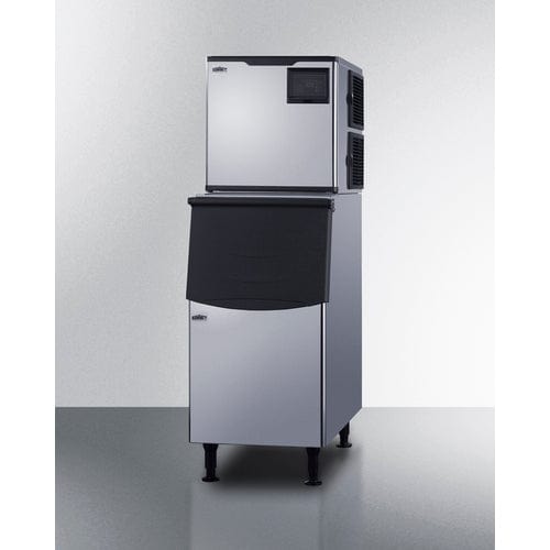 Summit Ice Makers Summit BIM352KBIN | 350 lb. Commercial Ice Machine With Stainless Steel Bin