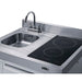 Summit Prefabricated Kitchens & Kitchenettes Summit C30IND | 30" Wide All-In-One Kitchenette