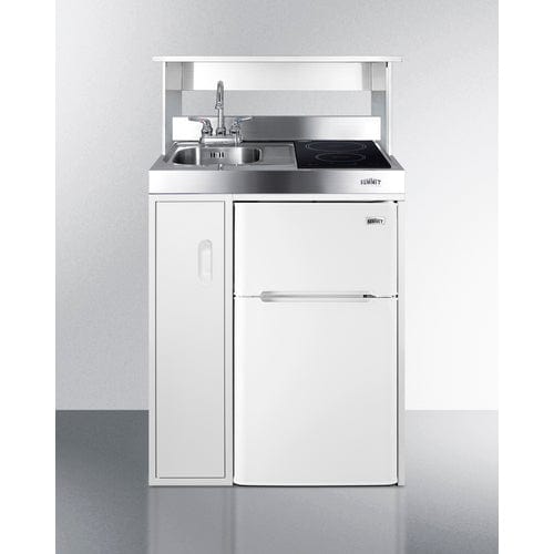 Summit Prefabricated Kitchens & Kitchenettes Summit C30IND | 30" Wide All-In-One Kitchenette